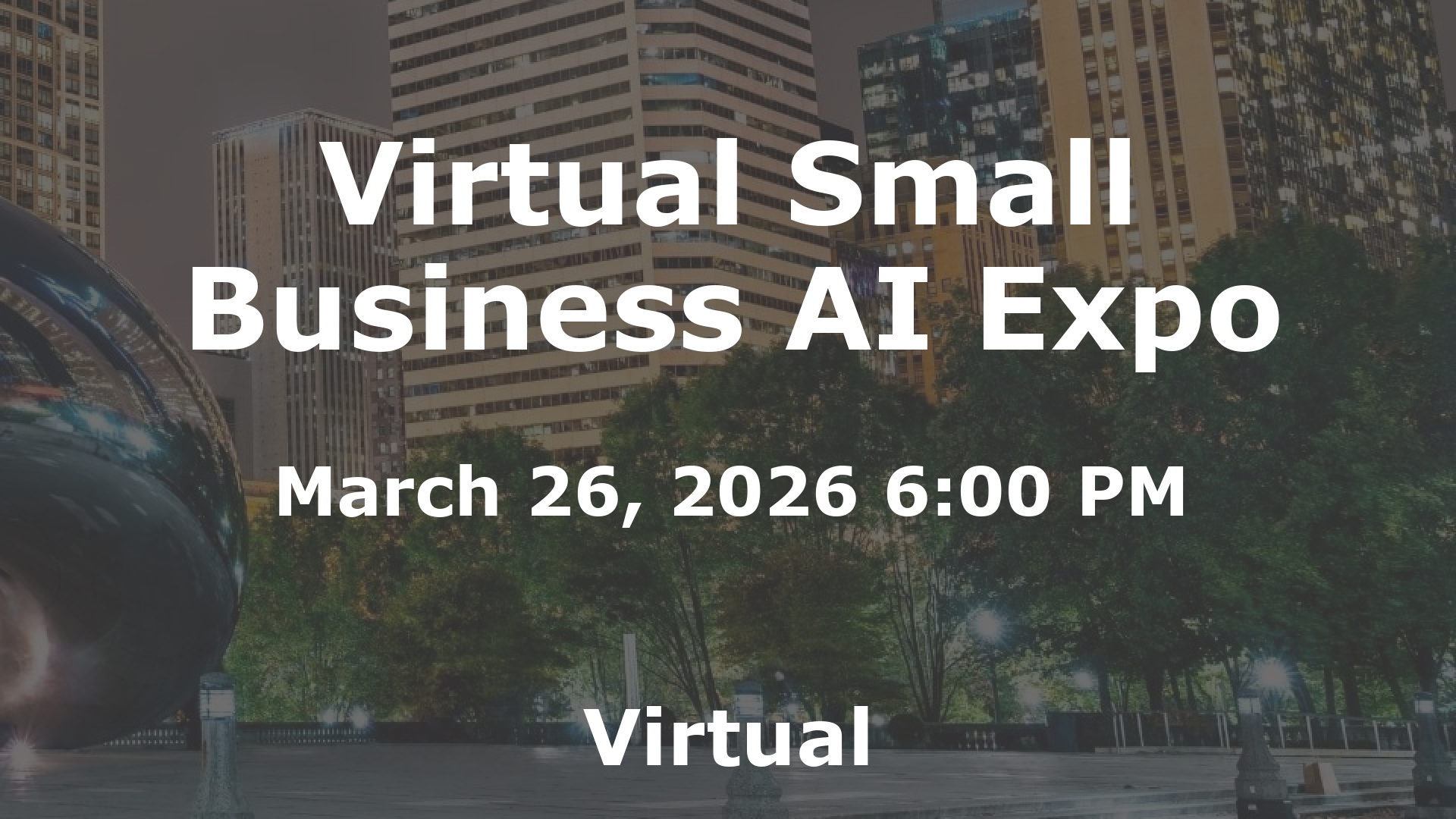 Virtual Small Business AI Expo event image